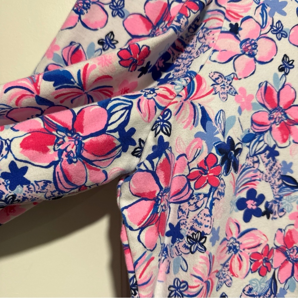 Lilly Pulitzer Floral Sweatshirt - Pink and Blue party like a lobstar xl - Picture 4 of 7